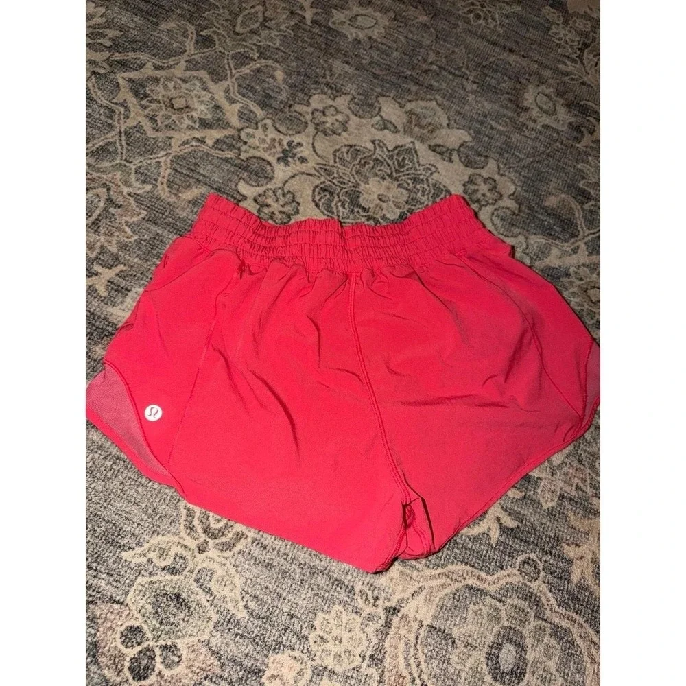 Lululemon Hotty Hot Shorts High Rise Pink Raspberry